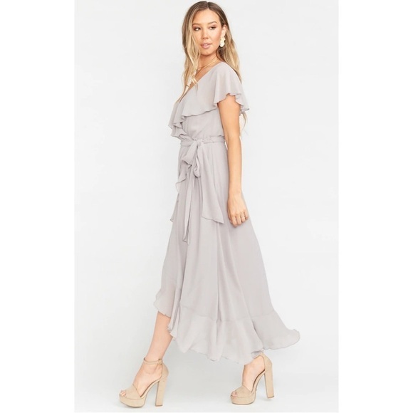 NWT5 Show Me Your Mumu Jess Ruffle Midi Dress - Picture 4 of 8